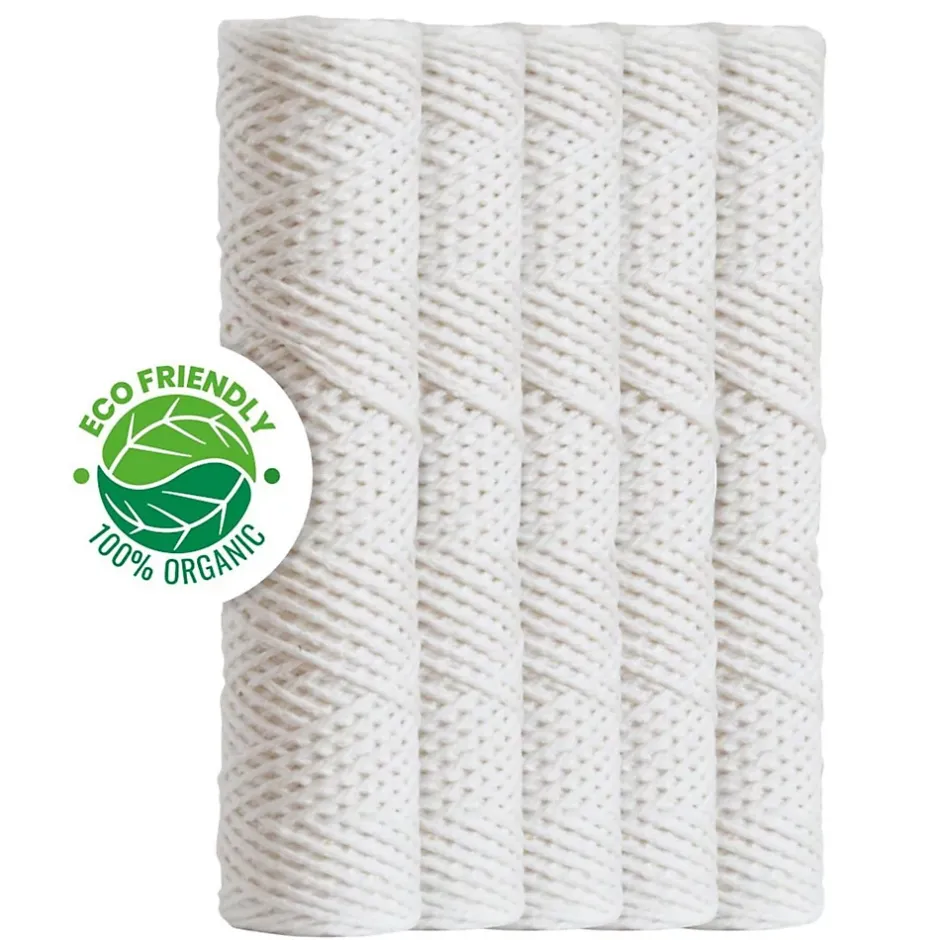 Lot de 5 Cartouches Bobinée Filtre à Eau Anti Sédiments 9 pouces 3/4 - Compatibles Filtre 10 pouces^Toodo