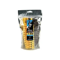 Lot de 175 Chevilles universelles en GRAPPE : 100 pces Diam6X25 + 75 pces Diam8X32^Crampon Outlet