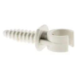 Lot de 10 clips avec chevilles diamètre 16mm - Gris --Zenitech Best