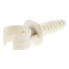 Lot de 10 clips avec chevilles diamètre 16mm - Blanc --Zenitech Outlet