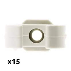 Lot de 150 clips diamètre 25mm sans chevilles -^Zenitech Hot