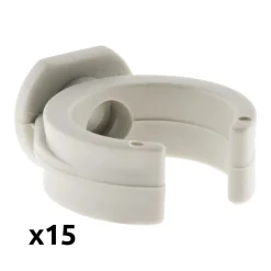 Lot de 150 clips diamètre 25mm sans chevilles -^Zenitech Hot