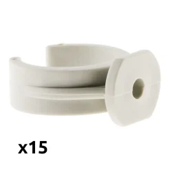 Lot de 150 clips diamètre 25mm sans chevilles -^Zenitech Hot