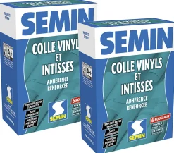 Lot de 2 Colle en Poudre pour Papiers Peints Vinyls et Intissés , Boite de 300 g-Semin New