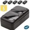 Lot de 5 double prise 2P+T étanche IP54- - Noir - NF^Viko By Panasonic Outlet