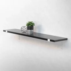 Lot de 2 Equerres d'Etagere murale support robuste en métal blanc^Ml-Design Hot