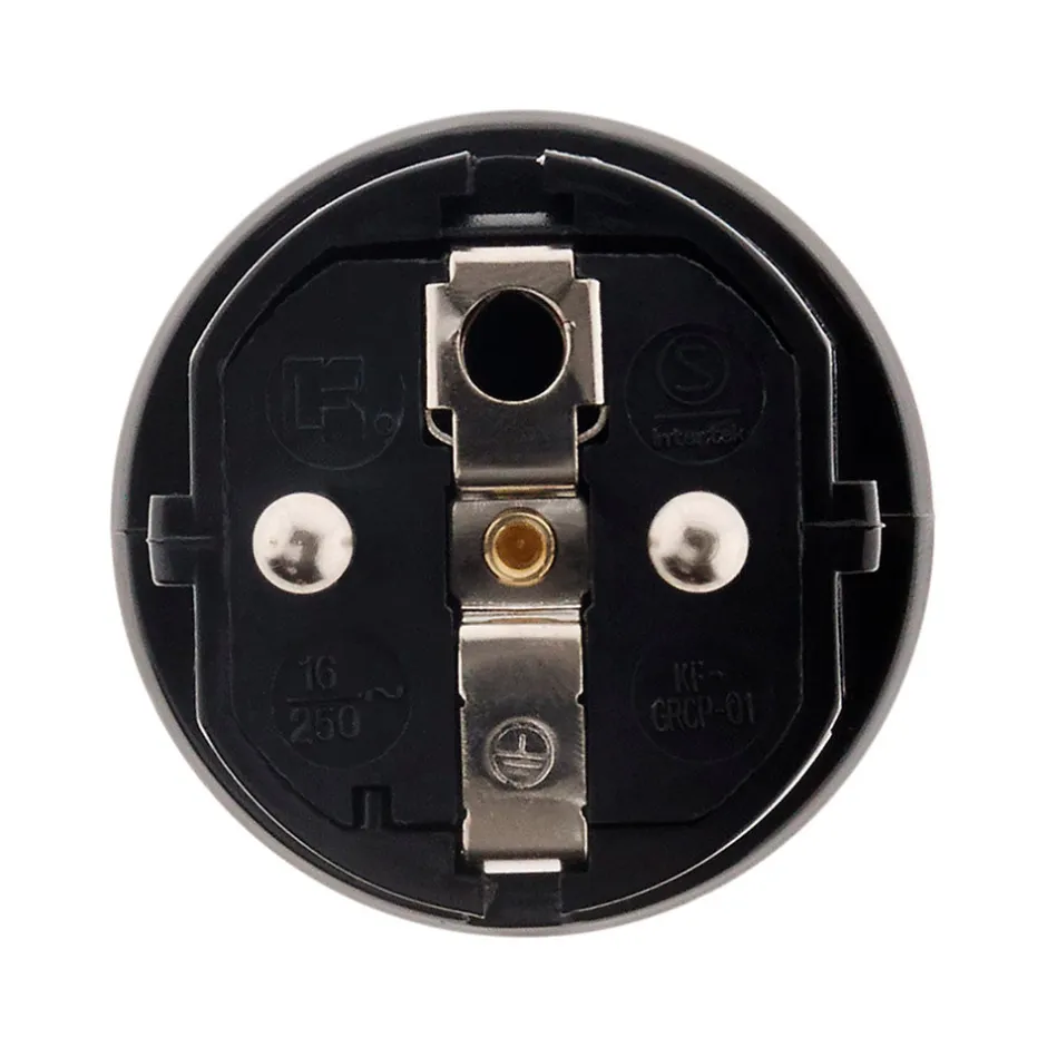 Lot de 5 fiches caoutchouc mâles 16A 2P+T --Zenitech Clearance