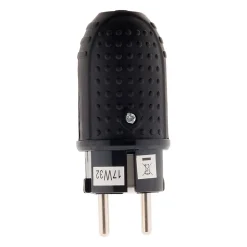 Lot de 5 fiches caoutchouc mâles 16A 2P+T --Zenitech Clearance