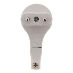 Lot de 5 fiches mâles 2P 6A extraplates - Blanc -^Zenitech