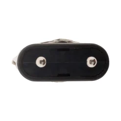 Lot de 10 fiches mâles 2P 6A latérales - Noir -^Zenitech Hot