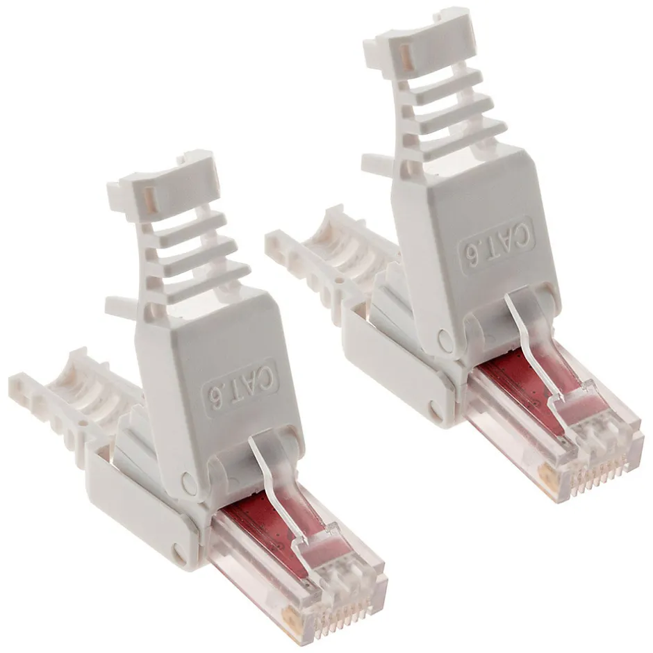 Lot de 10 fiches RJ45 CAT 6 sans outil -^Zenitech Best