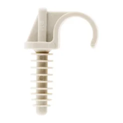 Lot de 10 fixe tubes diamètre 16mm - Gris --Zenitech Online