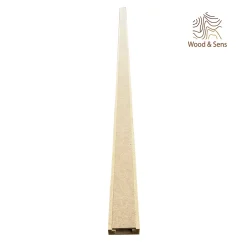 Lot de 10 Goulottes MDF Passes-câbles à couvercle, L.2.44 m x H.5.5 cm, Ep. 18 mm-Wood&Sens New