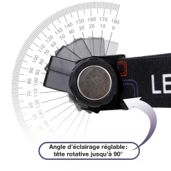 Lot de 2 Lampes Frontales LED Waterproof Rechargeables USB - Réglables - Éclairage Puissant - Résistantes Pluie et Humidité - x2-Moby Swift New