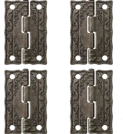 Lot de 20 mini charnières de porte rétro en bronze antique pour boîtiers en bois, armoires, boîtes à bijoux-Deko Discount