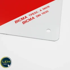 Lot de 2 panneaux carrés 423x423mm en aluminium homologué-Lem Select New