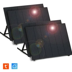 Lot de 4 panneaux solaires prémontés 840 W connectés Wi-Fi^Kyf