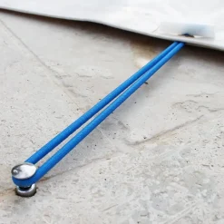 Lot de 5 pitons douilles escamotables en inox - Diam 12 mm --Linxor