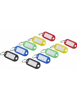 Lot de 10 portes-étiquettes, couleurs assorties, 50x20mm -^Thirard New