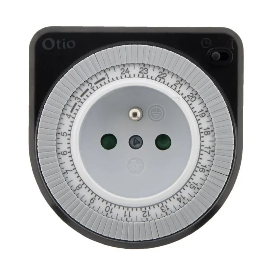 Lot de 2 programmateurs mécaniques - Noir --Otio Best