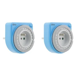 Lot de 2 programmateurs mécaniques - Bleu --Otio Sale