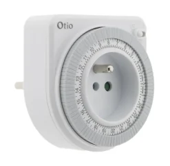 Lot de 2 programmateurs mécaniques - Blanc --Otio Clearance