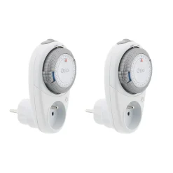 Lot de 2 programmateurs quotidiens T-10 - Blanc -^Otio New