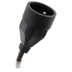 Lot de 3 prolongateurs 16A HO5VV-F 3G1,5mm² - Noir 3m --Zenitech