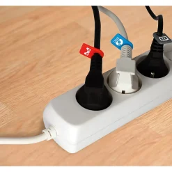 Lot de 12 repère câbles multicolores -^Zenitech Hot