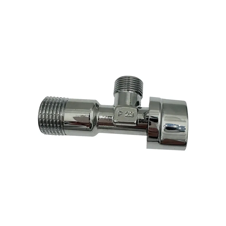 Lot de 3 Robinet vanne d'angle chrome avec rosace 1/2" x 3/8"-Monmobilierdesign Clearance