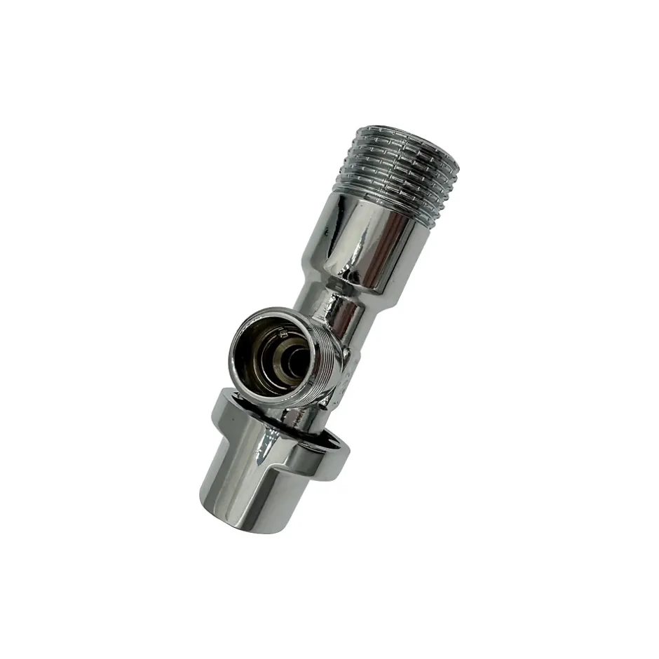 Lot de 3 Robinet vanne d'angle chrome avec rosace 1/2" x 3/8"-Monmobilierdesign Clearance