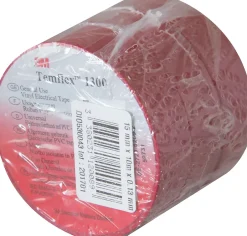 Lot de 3 rouleaux ruban adhésifs 15mm x 10m - Rouge - M^3M Outlet