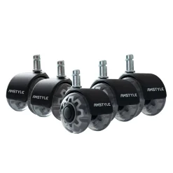 Lot de 5 Roulettes Universelles Robustes à Roulement Moderne Pivotant-Finebuy Clearance