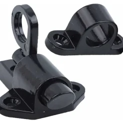 Lot de 2 serrures de porte en aluminium, serrures de fenêtre, porte-fenêtre, anneau antivol, serrure de porte en aluminium^Deko Outlet