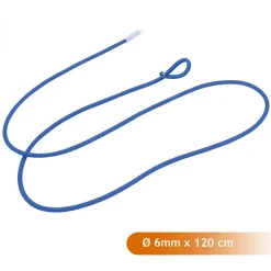 Lot de 10 tendeurs cabiclic - 1 embout et 1 boucle - 120 cm - Bleu --Linxor Discount
