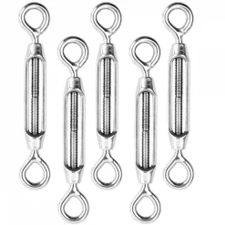 Lot de 5 tendeurs de fil réglables en acier inoxydable - Double oeillets - M5 -^Linxor Sale