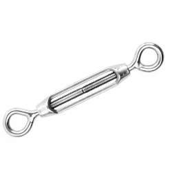 Lot de 5 tendeurs de fil réglables en acier inoxydable - Double oeillets - M4 -^Linxor Hot