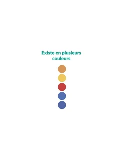 Lot de 2 tendeurs en caoutchouc à crochets, 8mmx80cm, bleu -^Thirard New