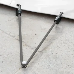 Lot de 10 tendeurs sandows sécurisés et normés - Gris -^Linxor Discount