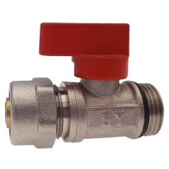 Lot de 5 Vanne à bille sphérique 1/2