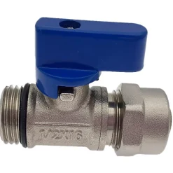 Lot de 1 Vanne à bille sphérique 1/2