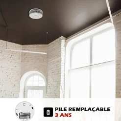 Lot de 2x Détecteur de fumée CE Pile remplaçable 3 ans-Kyf Sale