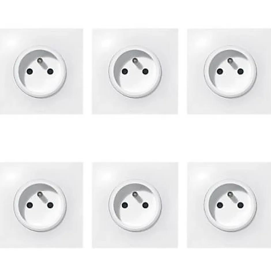 Lot prise 2 pôles+terre - 6 pièces^Legrand Clearance