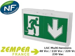 Luminaire sur Source Centrale évacuation IP44 Multitensions Toledo^Zemper Best