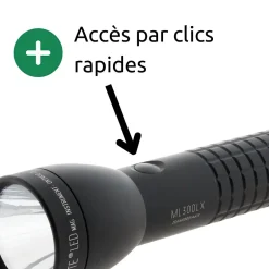 ML300LX Lampe torche LED 2x piles D - Noir-Maglite Hot