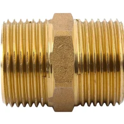 Mamelon laiton égal mâle mâle à visser diam 3/8" - lot de 5-Monmobilierdesign Sale