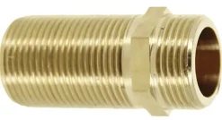 Mamelon long double mâle 40mm 15/21 laiton - - D04103B^Garis Best