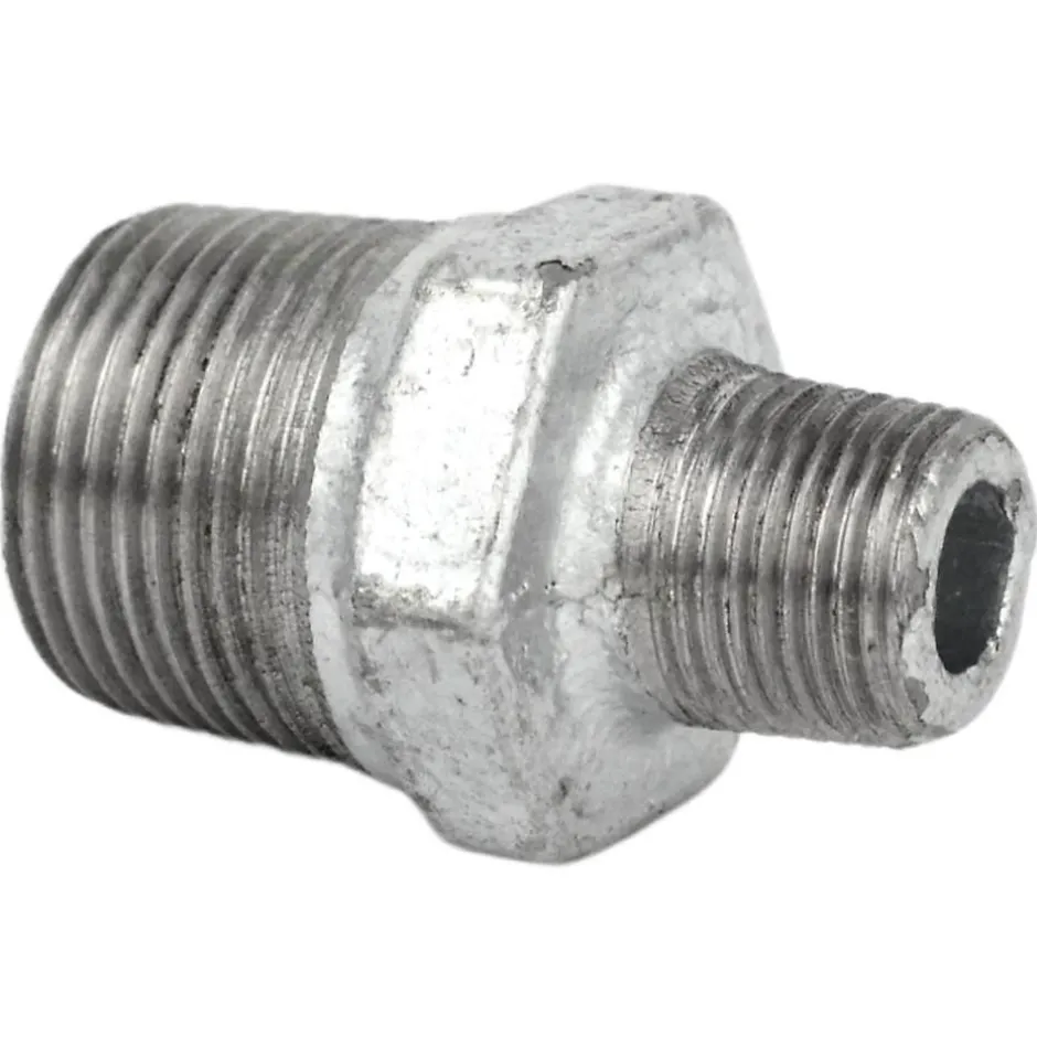 Mamelon réduit fonte galvanisée - 20x27mm (3/4'') - 12x17mm (3/8'')^EE Odlewnia Discount