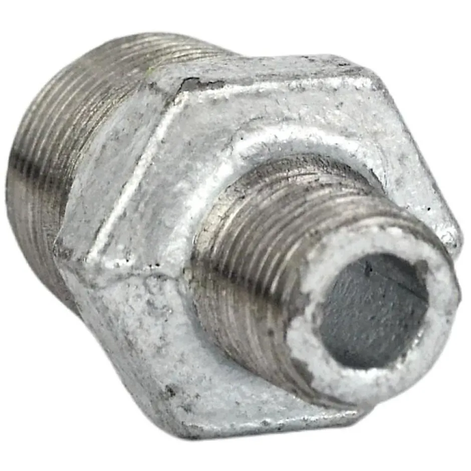 Mamelon réduit fonte galvanisée - 20x27mm (3/4'') - 12x17mm (3/8'')^EE Odlewnia Discount