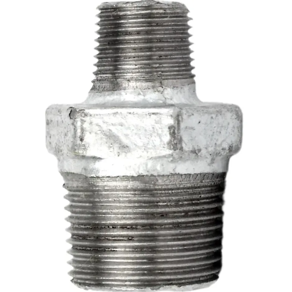 Mamelon réduit fonte galvanisée - 20x27mm (3/4'') - 12x17mm (3/8'')^EE Odlewnia Discount